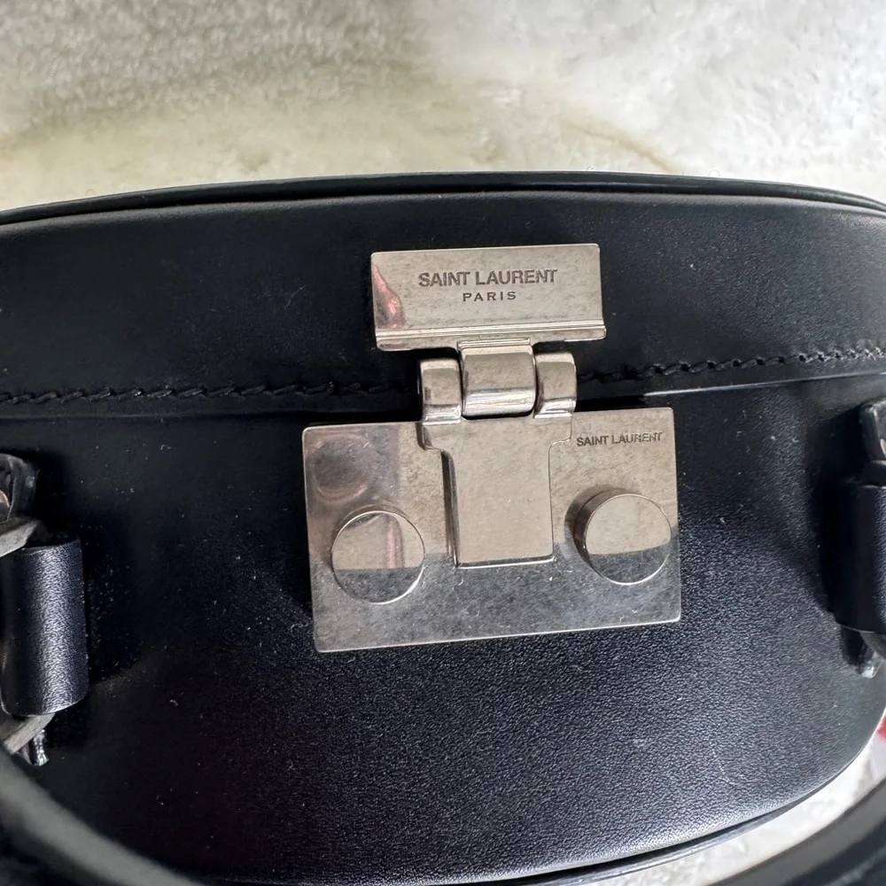 SAINT LAURENT Mica Hat Box Bag - Picture 8 of 14